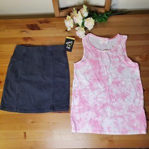 Bundle of Girls Clothes Outfits- 2pcs Art Class and Cat & Jack Size M